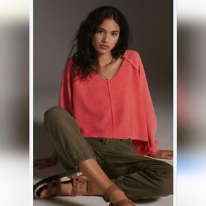 Pilcro Reworked Popover Sweatshirt Anthropologie - S